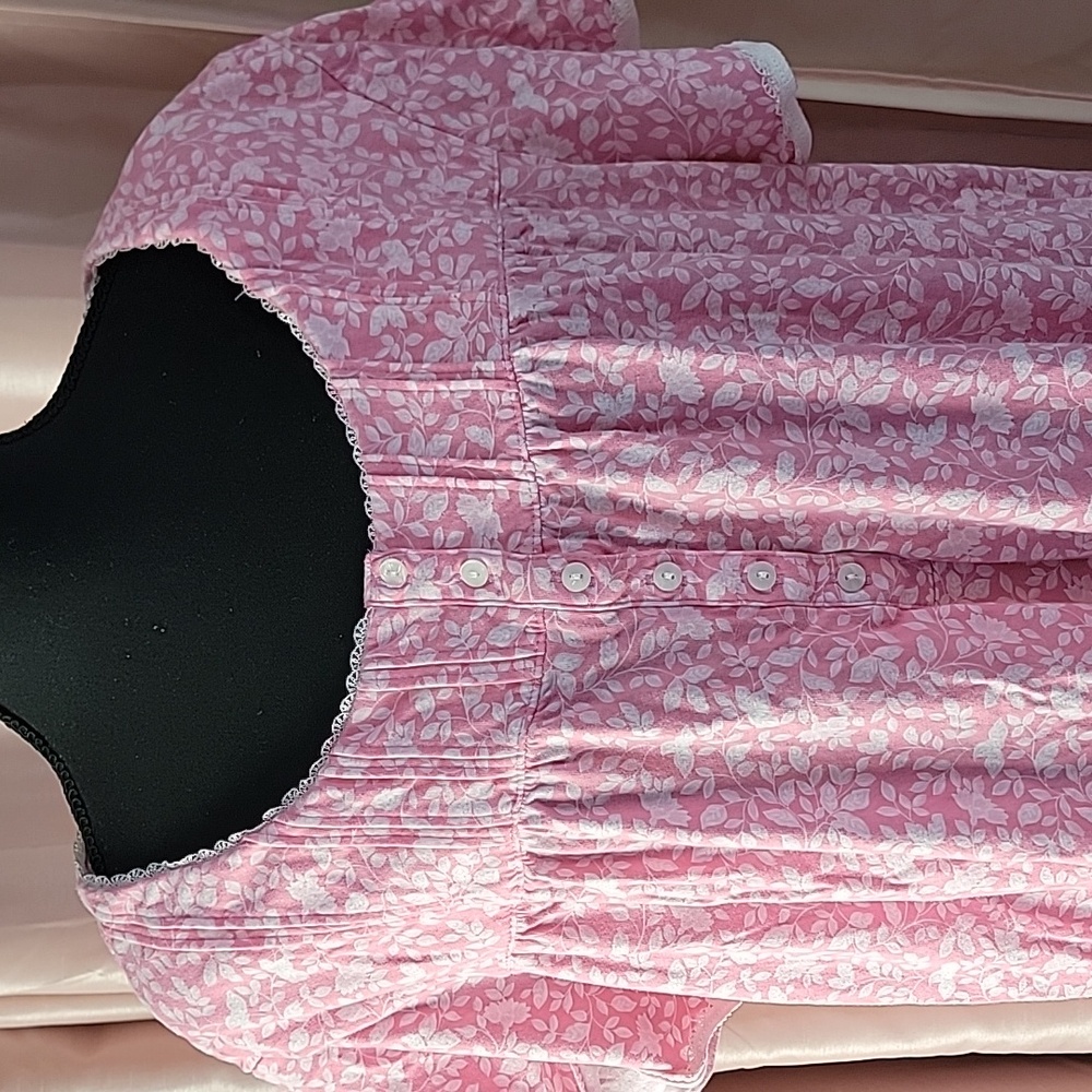Croft & Barrow & Aris Collection Pink Nightgown "Set Of Two" Size 3X EUC - Picture 6 of 12
